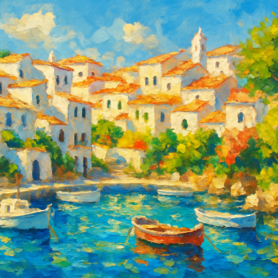 cuadro inspirado menorca