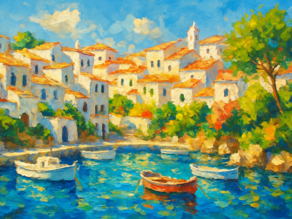 cuadro inspirado menorca