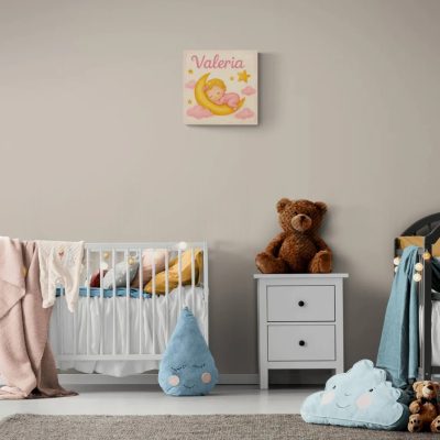 Cuadro Bebé para habitación de Niña