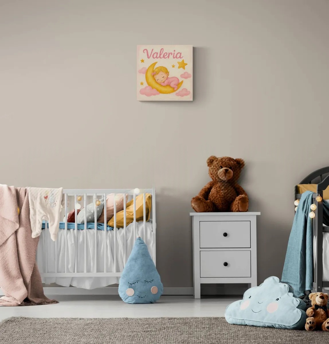 Cuadro Bebé para habitación de Niña