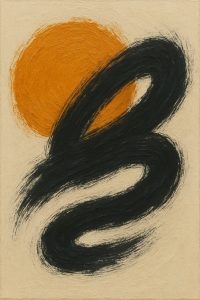 cuadro minimalista lo que quedo del dia